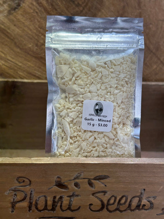 Garlic - Minced - Freeze Dried
