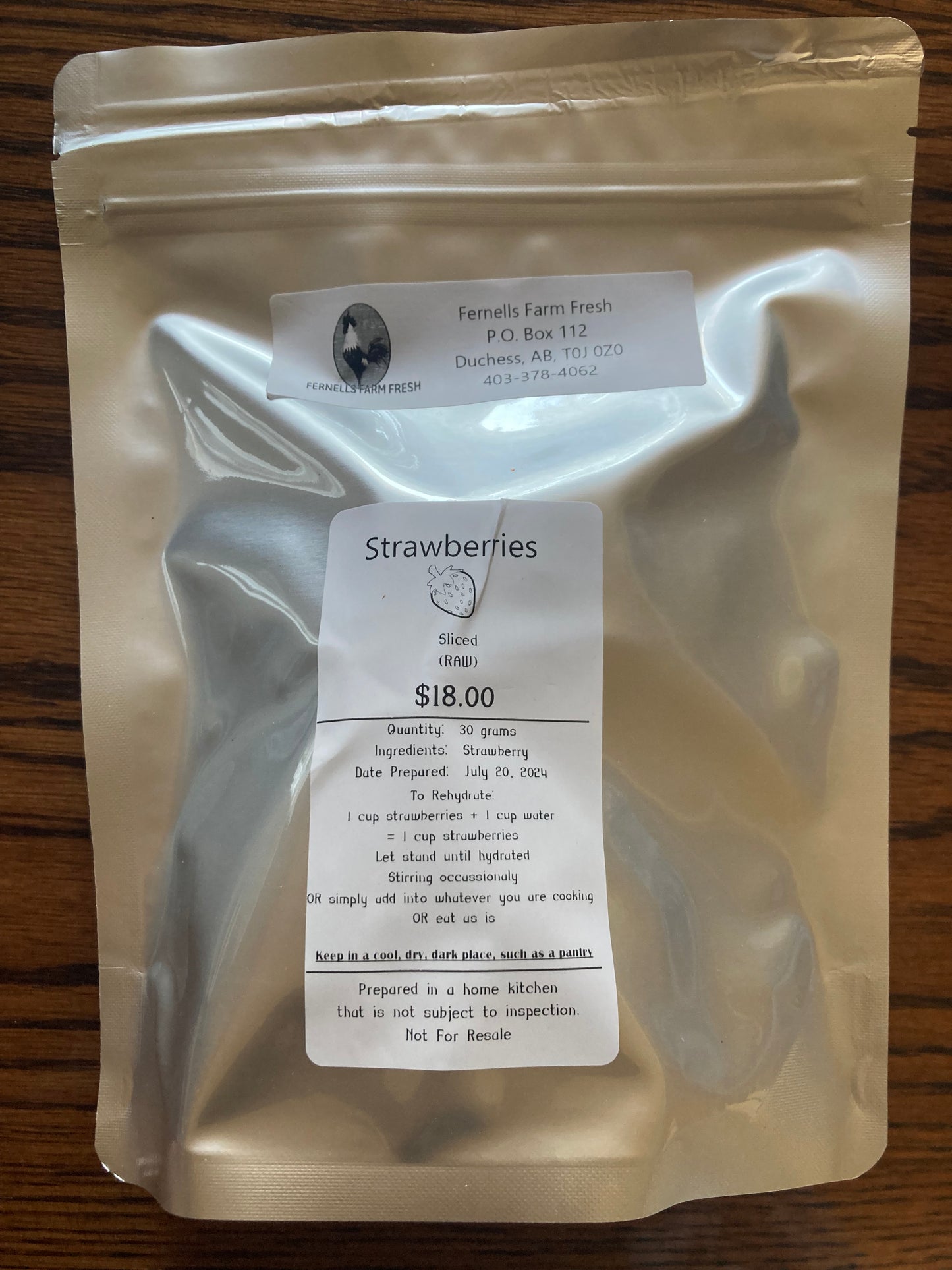 Strawberries (Sliced) - Freeze Dried